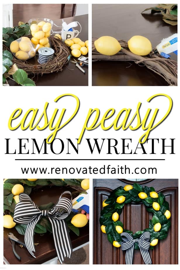 how to make a citrus wreath