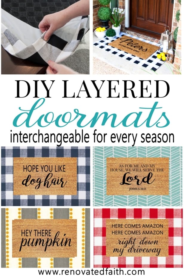 Layered Door Mats - How To Mix and Match - Inspiration For Moms