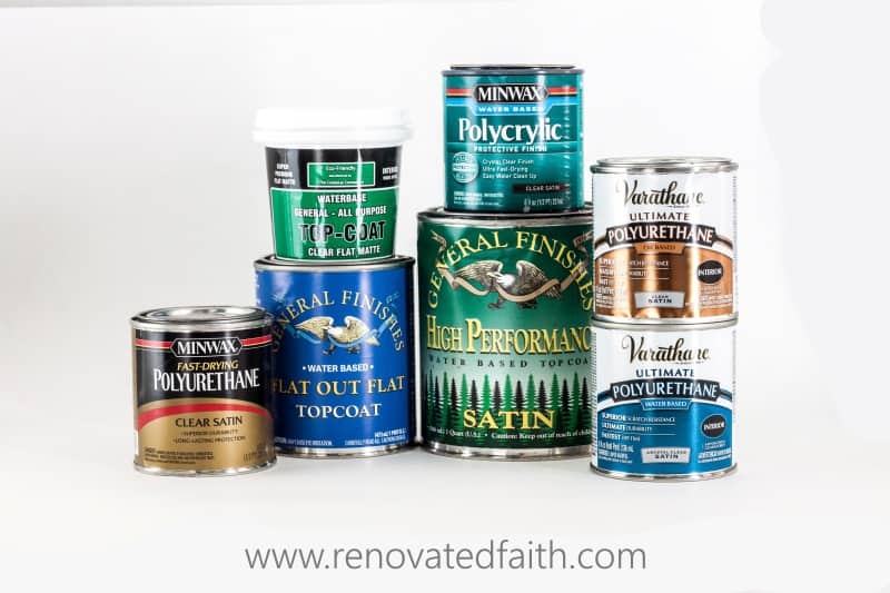 cans of clear coats for furniture