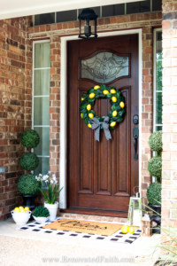 how to make a citrus wreath
