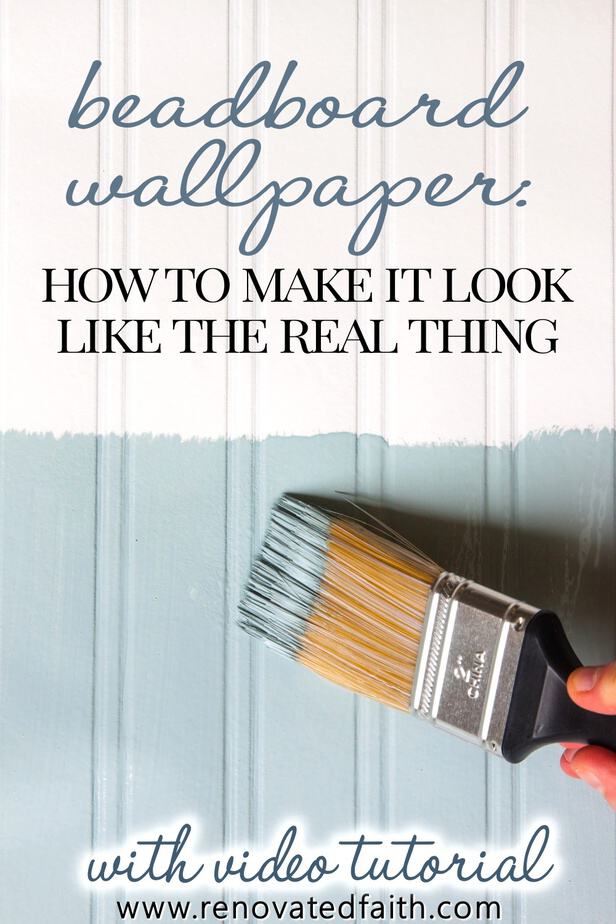 how to hang beadboard wallpaper