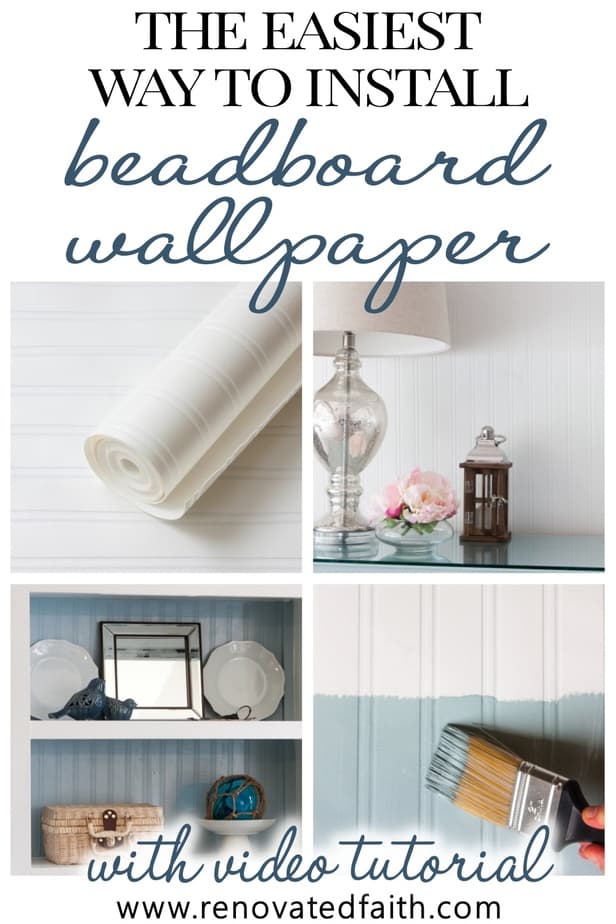how to hang beadboard wallpaper