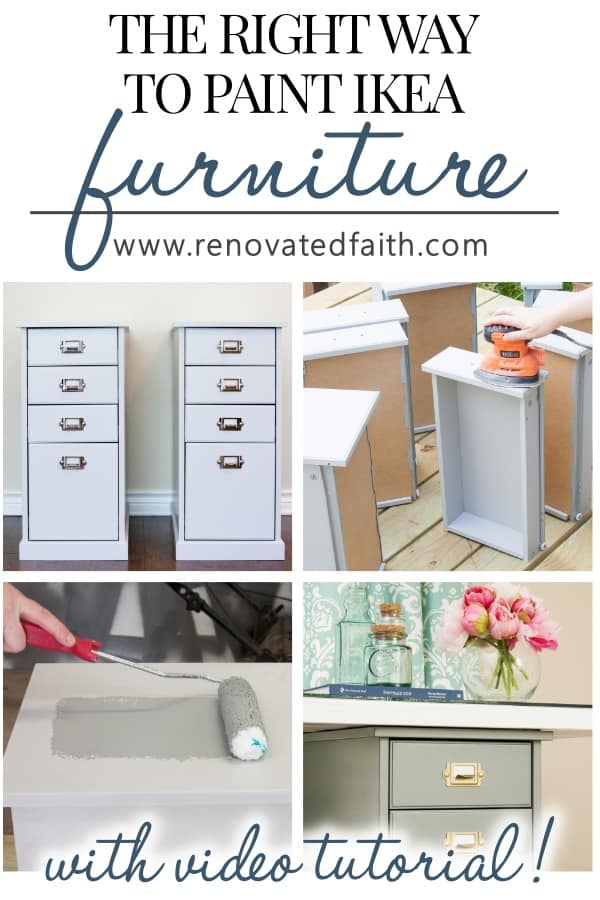 DIY Furniture Refinishing-Spray Paint Style