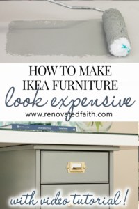 make ikea furniture look expensive