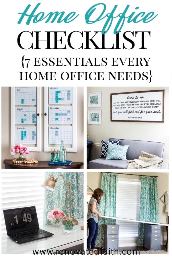 Women's home office ideas on a budget - Chalking Up Success!