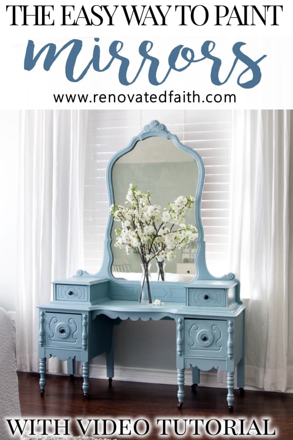 How to Apply Milk Paint on Furniture - Beautiful Vanity Makeover - Designed  Decor