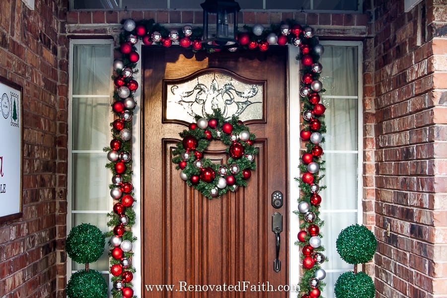 EASY Christmas Front Porch Ideas on a Budget!