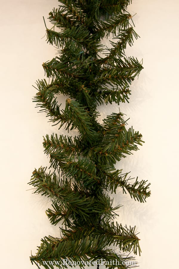 diy ornament wreath and garland