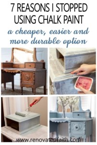 why I don't use chalk paint on furniture