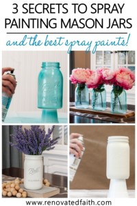 how to paint mason jars