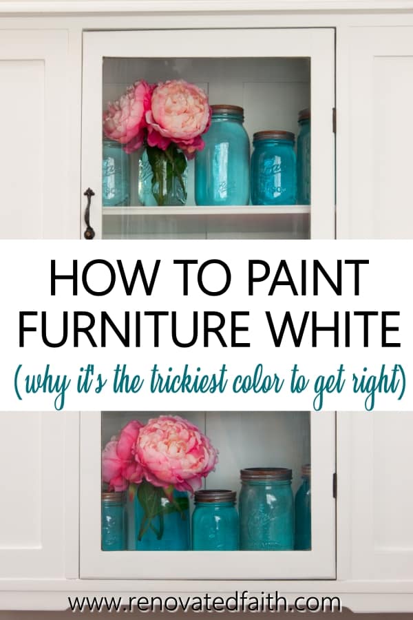 painting furniture white