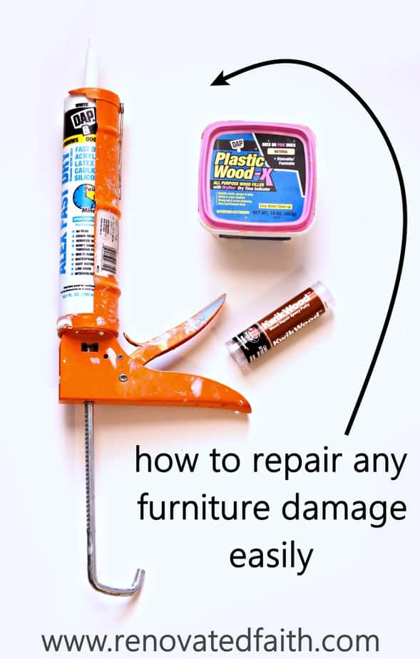 how to fix wood furniture