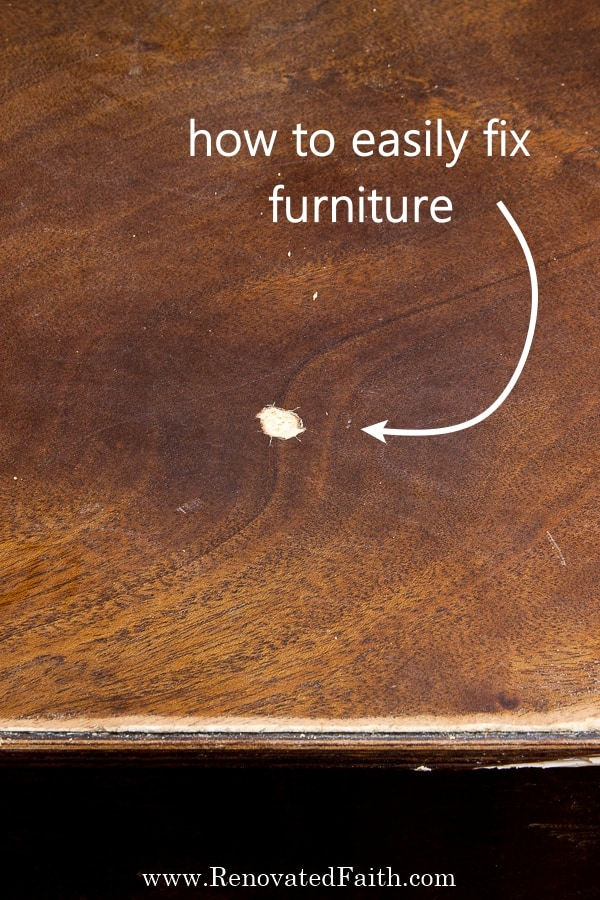 how to fix wood furniture