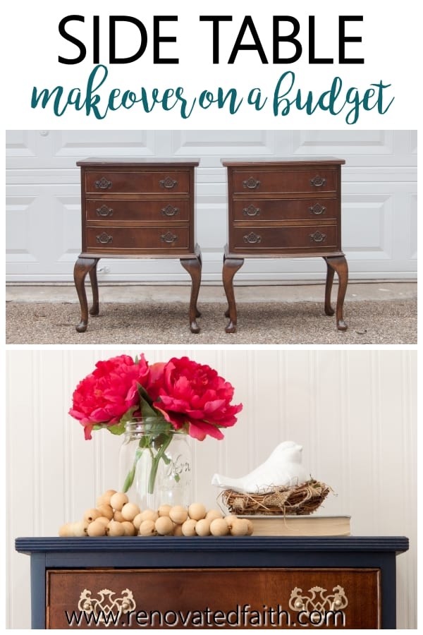 how to refinish a side table