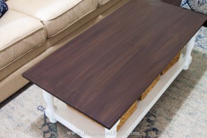 Easy DIY Farmhouse Coffee Table With Turned Legs