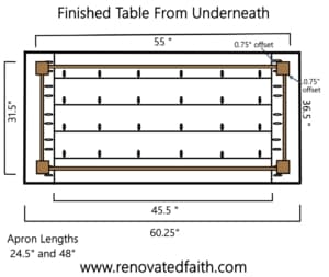 how to build a farmhouse table
