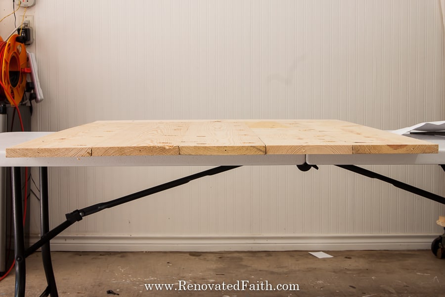 how to build a farmhouse table with pocket holes