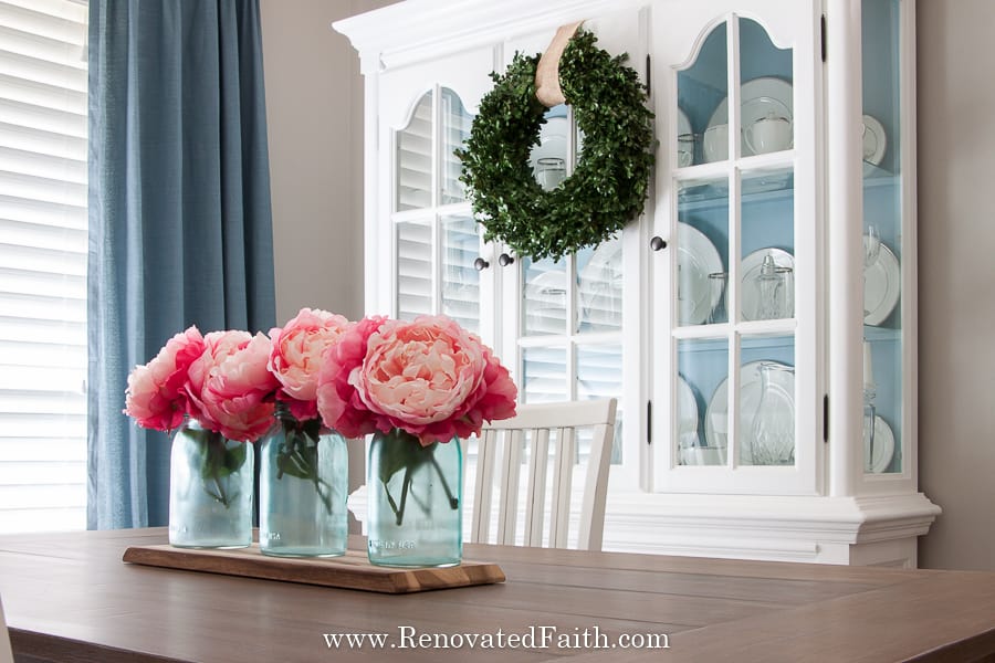 china cabinet makeover