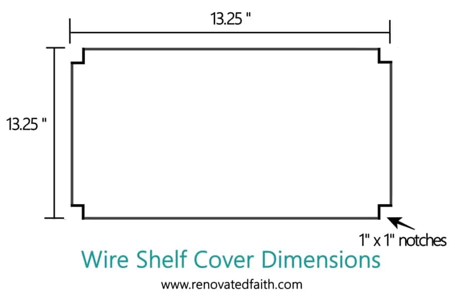 Covering Up Those Ugly Wire Shelves - Wire Shelving Hacks! - My