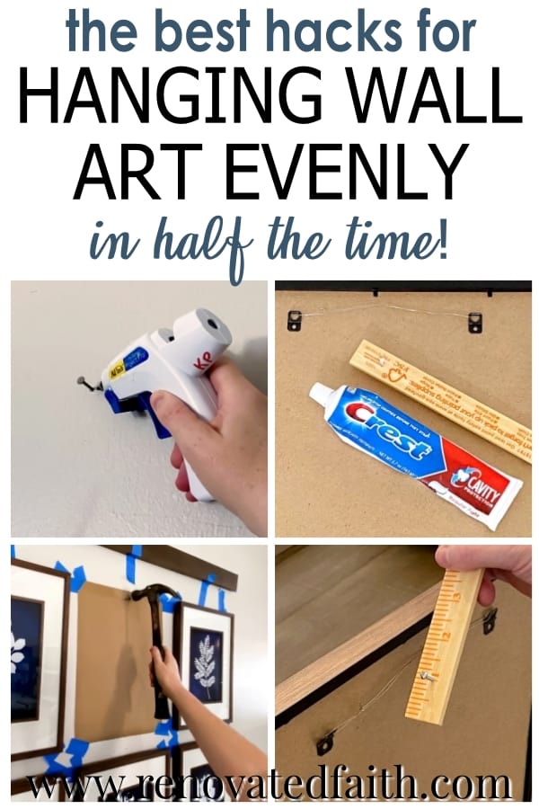 Picture Hanging Hack: How to Hang a Picture Straight