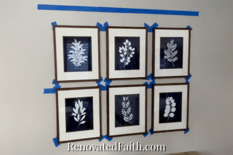 how to hang pictures evenly _snapshot12 Renovated Faith