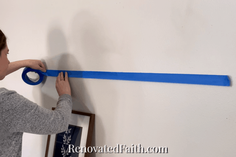 How To Hang Multiple Pictures On A Wall Evenly (Easy Hack!)