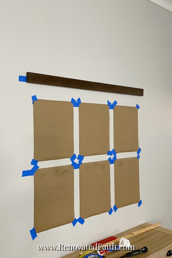 diy picture hanging rail system