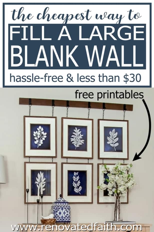 EASY Framed Art Rail Hack (The Hassle-Free Method)