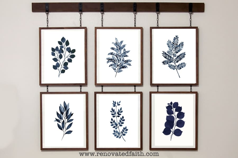 Instant Download Printable wall decor Botanical Wall art Watercolor Botanical Prints Set of 3