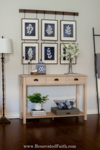 diy picture hanging rail system