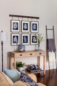 diy picture hanging rail system