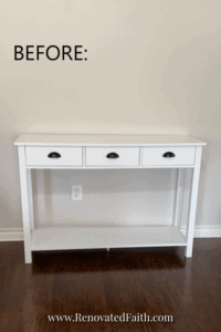 painted furniture before and after