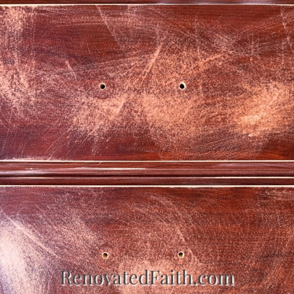 how to paint laminate furniture