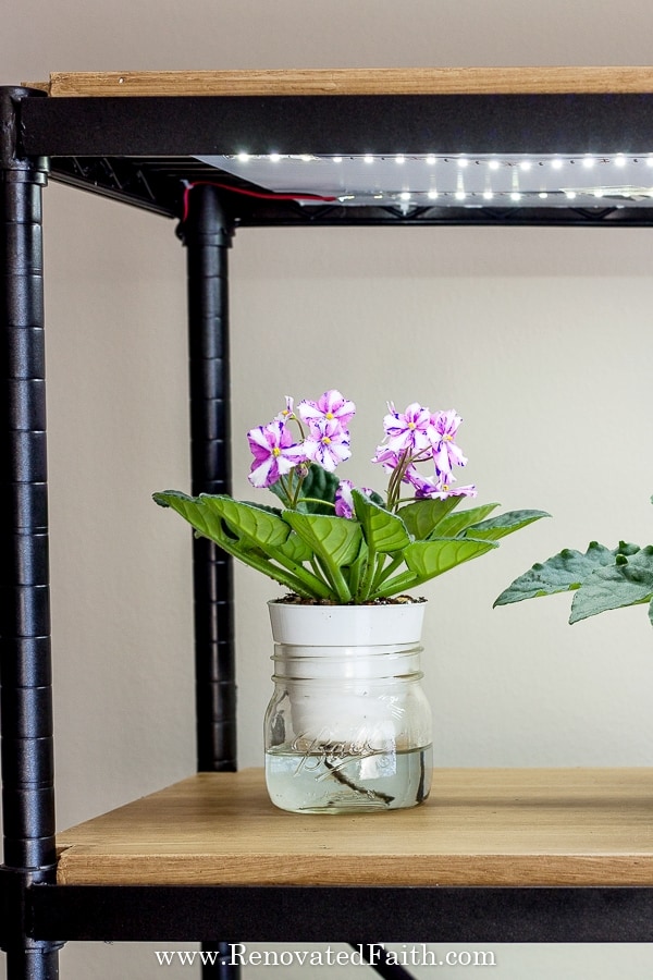 diy grow light stand