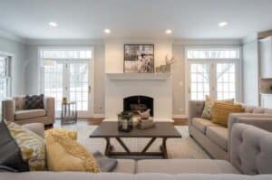 Sherwin Williams Agreeable Gray (in 41 Living Rooms & Kitchens)