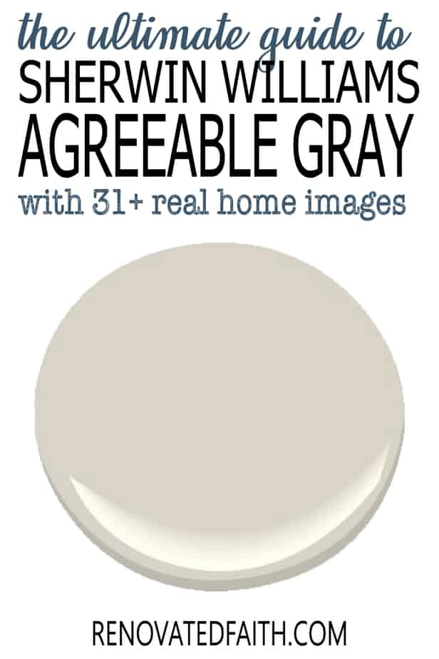 Sherwin Williams Agreeable Gray (in 41 Living Rooms & Kitchens)
