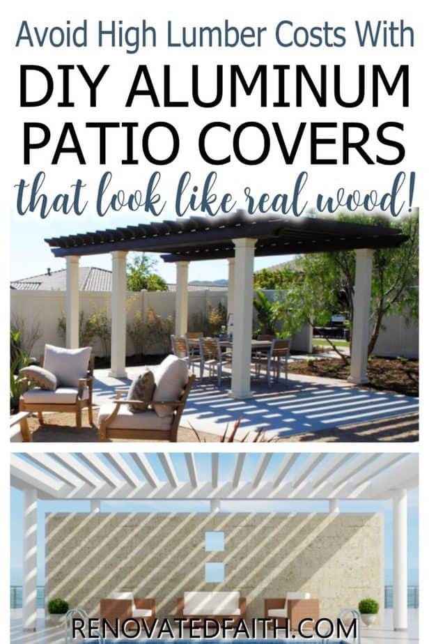 The Best DIY Aluminum Patio Cover Kits (That Look Like Real Wood!)