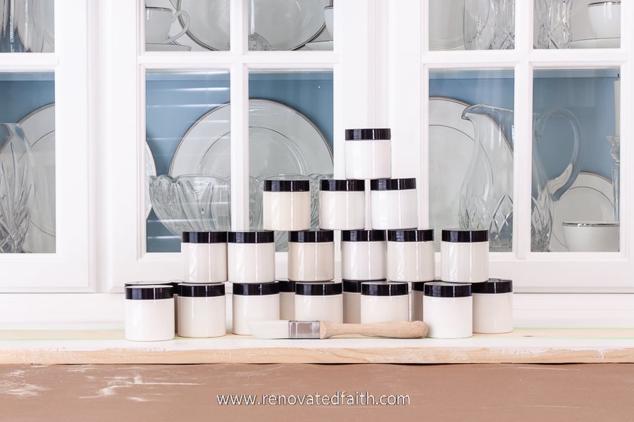 blind test to find the best paint for cabinets