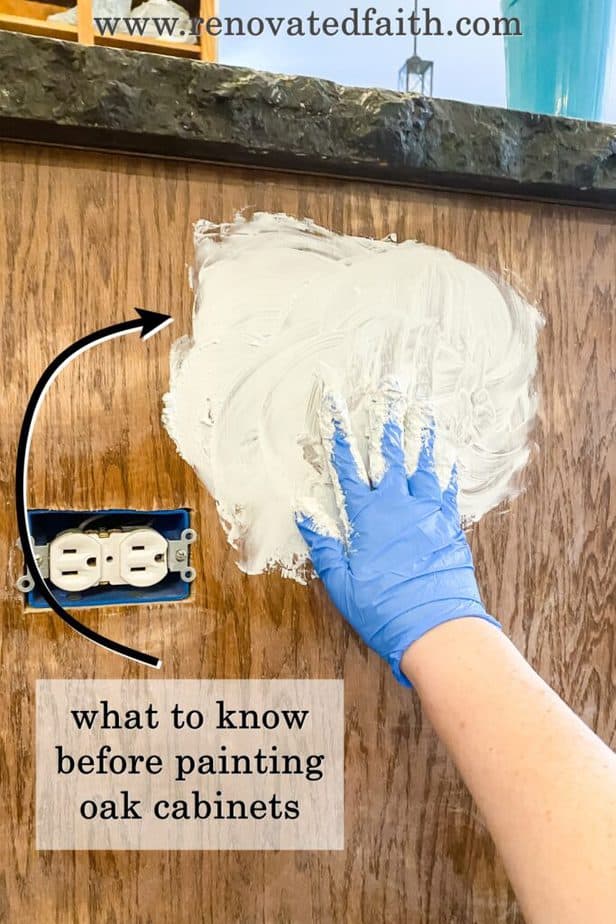 how to use grain filler on kitchen cabinets