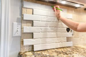 making level line over panel