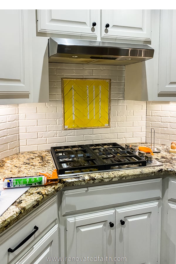 Best Faux Brick Backsplash (EASY, Low-Cost & Durable!)