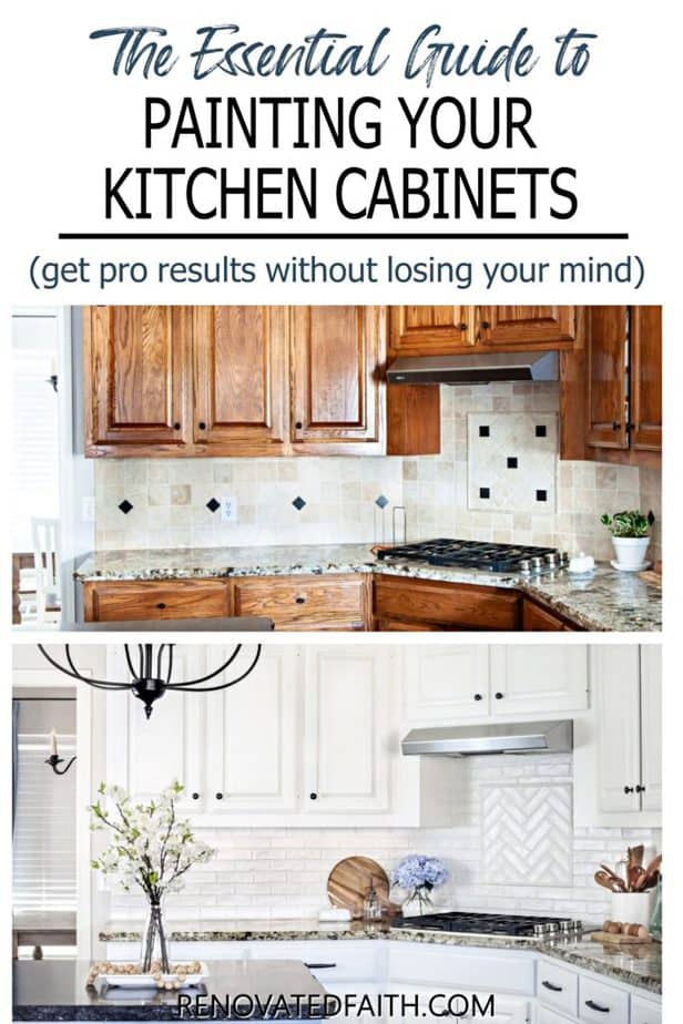 Painting Oak Cabinets White Best Diy