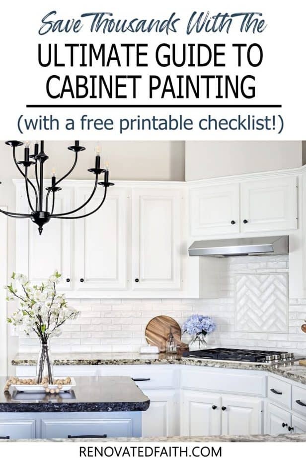 pin on how to paint cabinets with before and after images