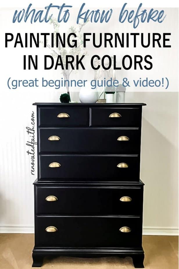 How to Paint Over Chalk Paint  No Sanding – Beautiful Results