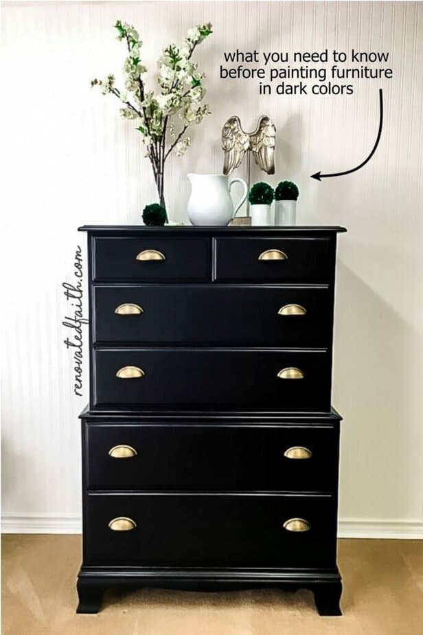 The Best Tips for Painting Furniture Black (Free Checklist!)