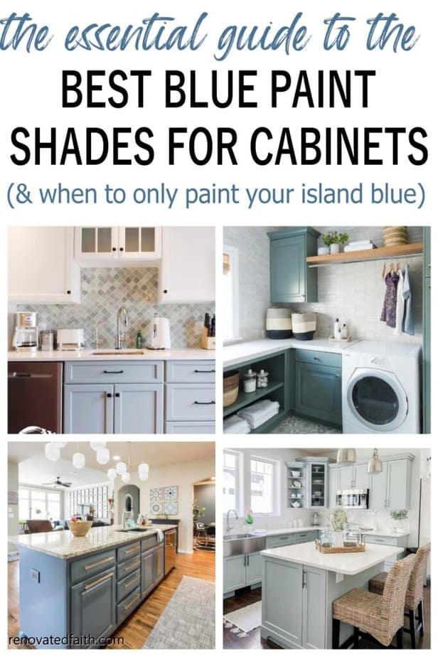 Blue Gray Kitchen Cabinet Paint Colors