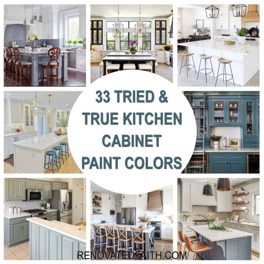 top kitchen cabinet colors in real homes