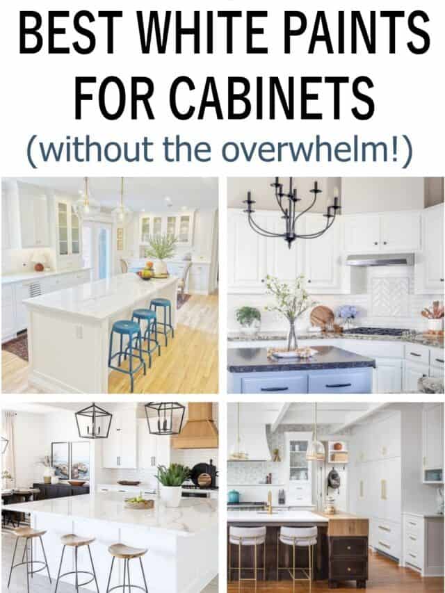 The Best White Paints for Kitchen Cabinets