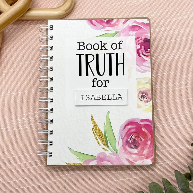 book of truth from in awe handmade gift