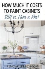 How Much Does It Cost To Paint Kitchen Cabinets In 2025 How Much To Paint Kitchen Cabinets Or Diy 150x232 